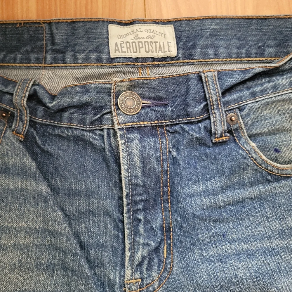 TWO Aeropostale Blue Jeans Sz.31 x 32 Essex STRAIGHT leg